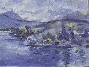 Lake Lucerne in the afternoon Lovis Corinth